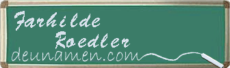 Farhilde Roedler Visitenkarte